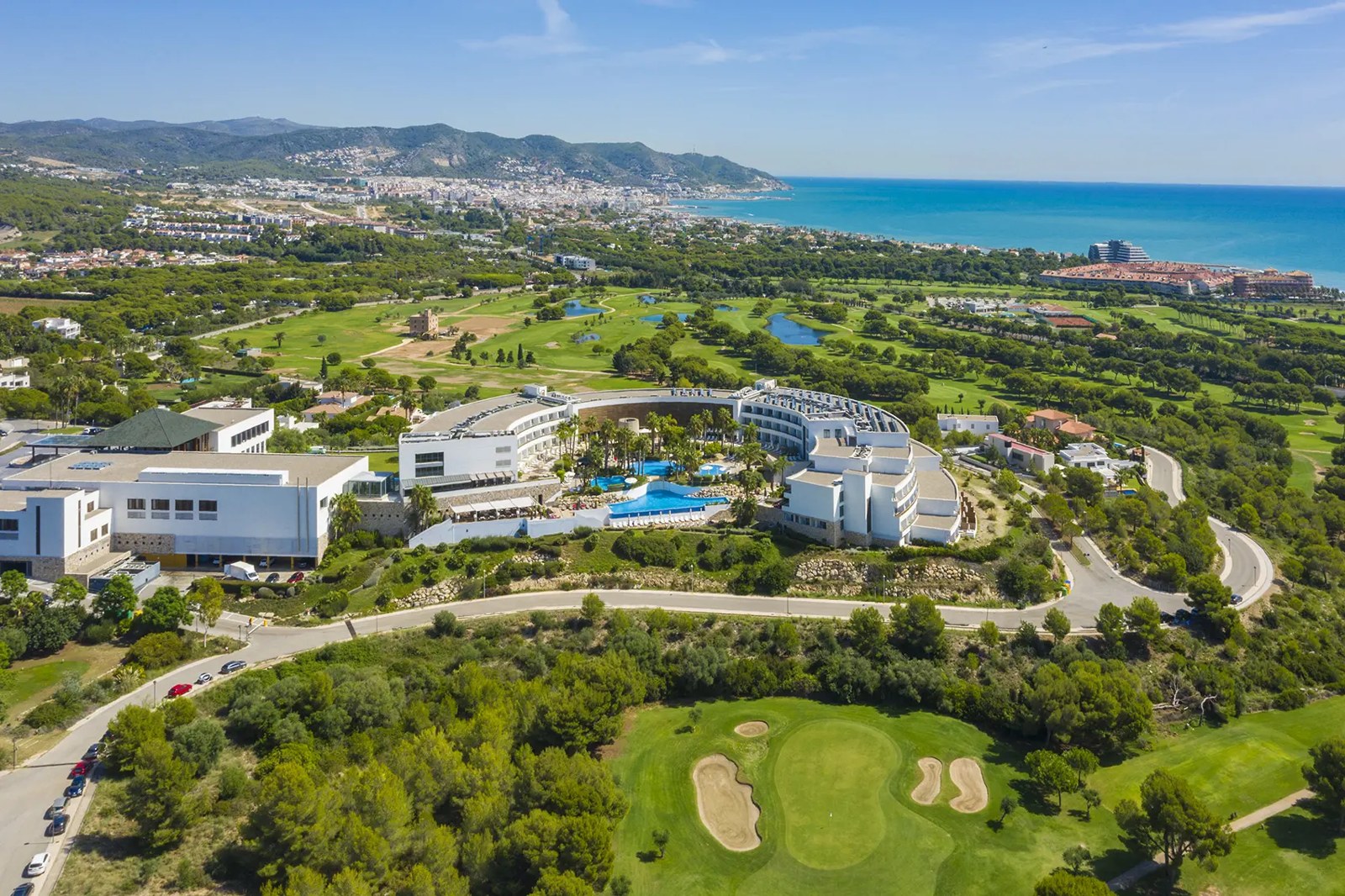 Vista aérea del hotel Eurostars Sitges